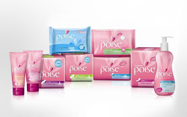 Development of packaging design for Poise's climacteric feminine product line, Kimberly Clark - Imaginity