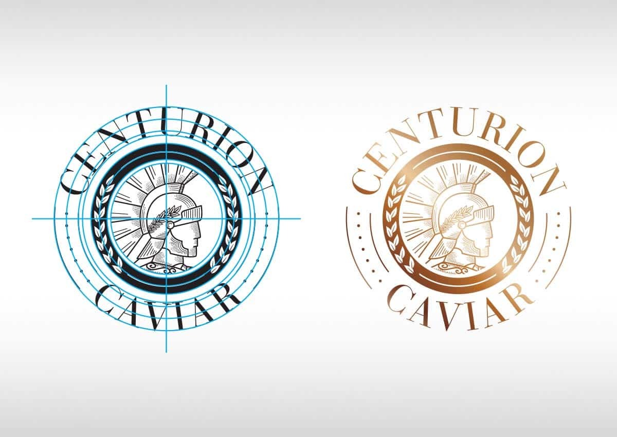 Imaginity, Centurion Caviar, Branding, Diseño de Marca, Logo, Diseño de Marca, Grilla
