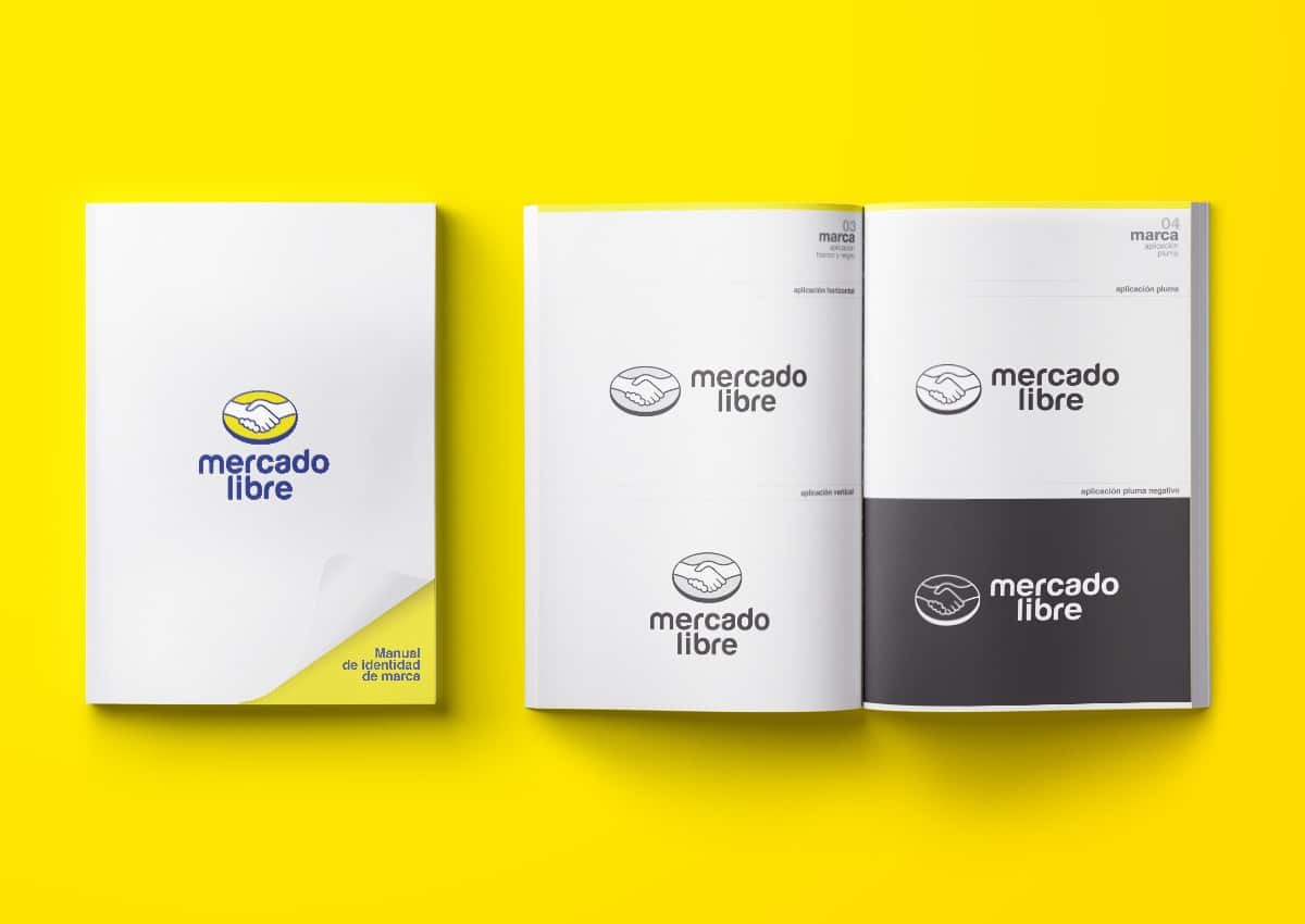 Imaginity, Mercado Libre, Brand Book, logo Design