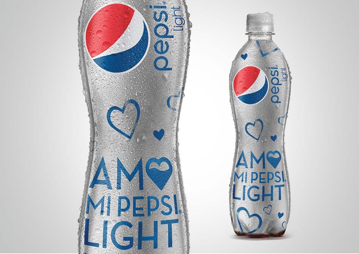 Imaginity, Pepsi Light, Diseño de Packaging, Detalle de Botella