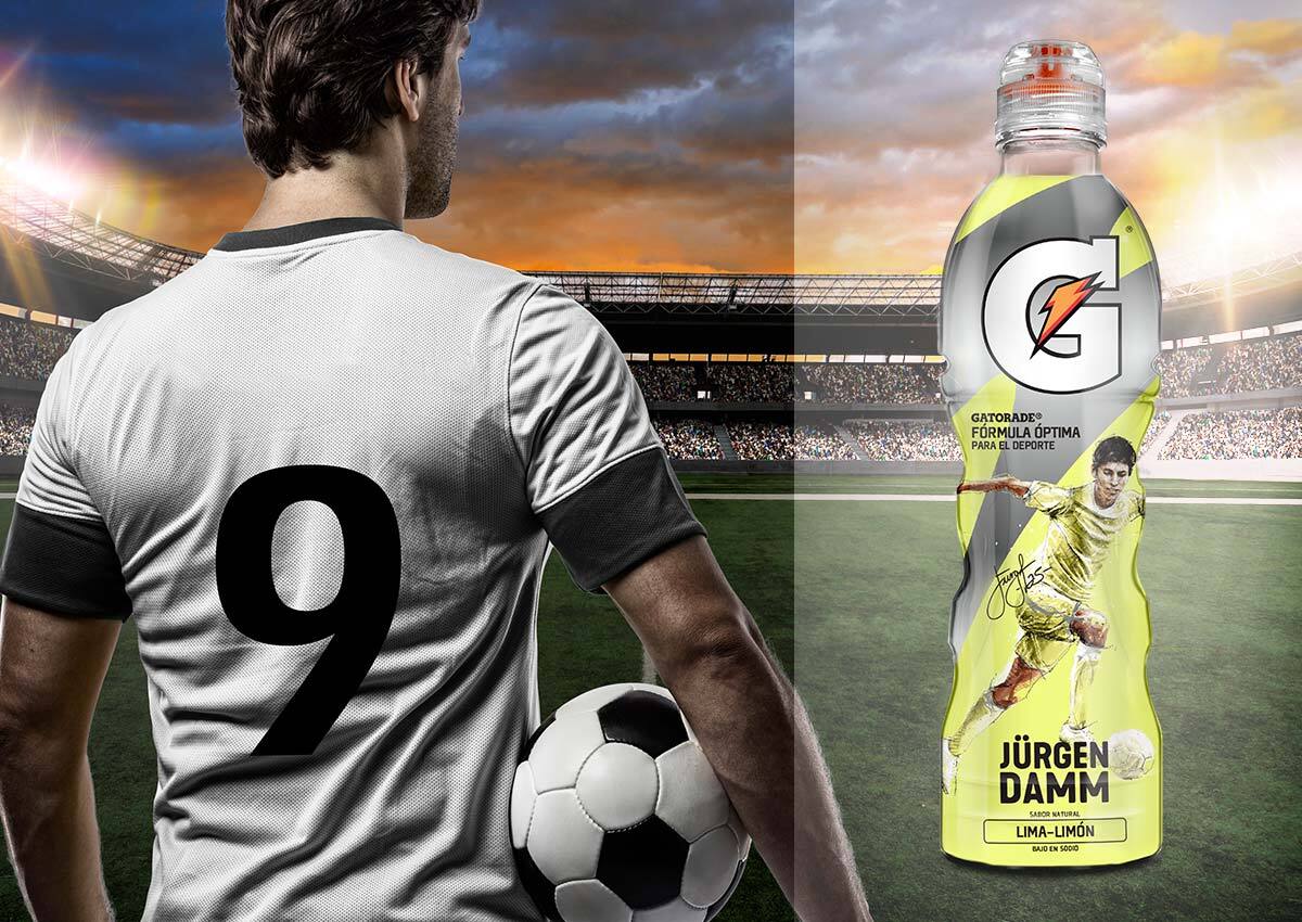 imaginity, Gatorade, Equipos de Futbol, Diseño de Packaging, Botellas