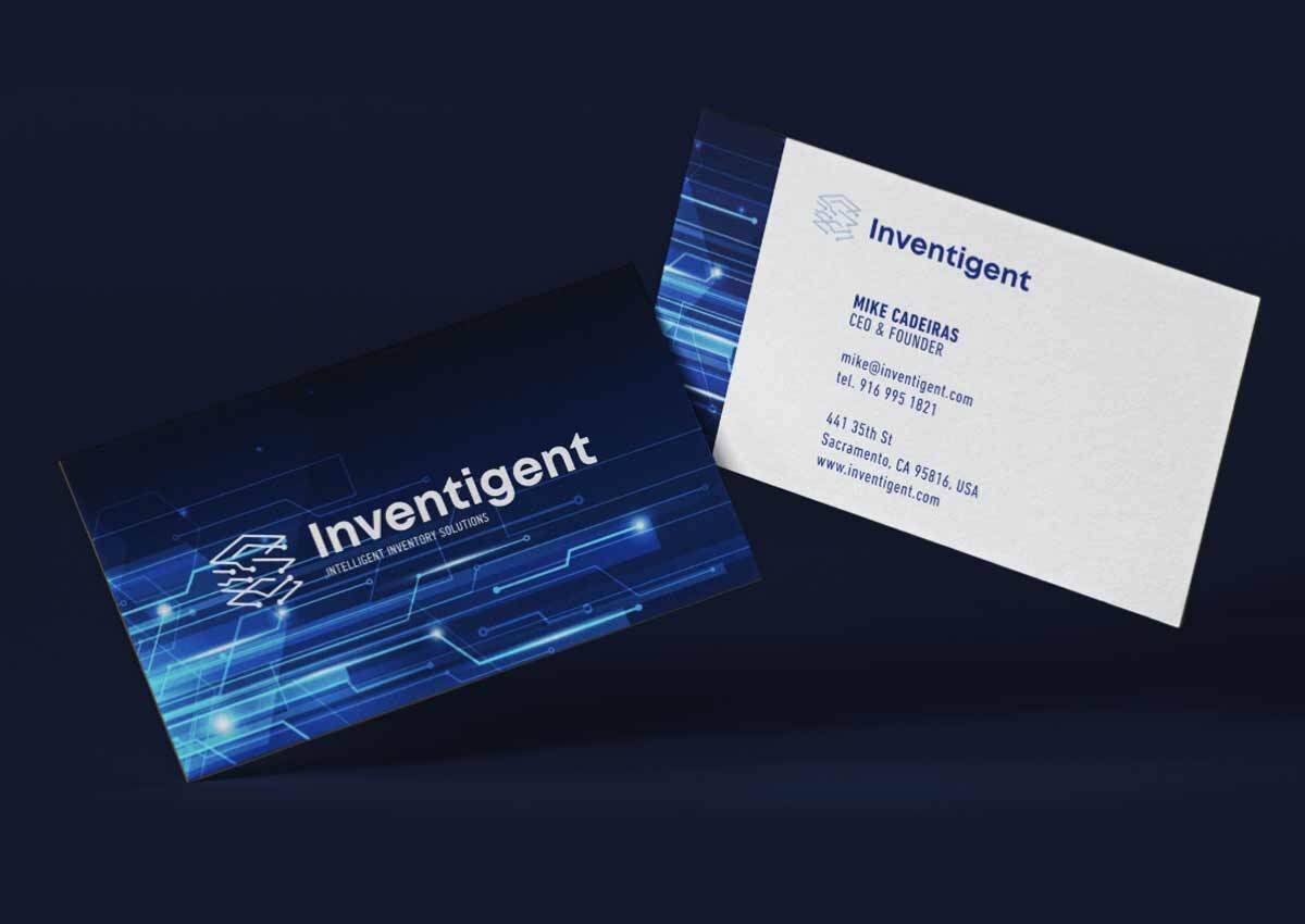 Imaginity, Inventigent, Branding, Business Card