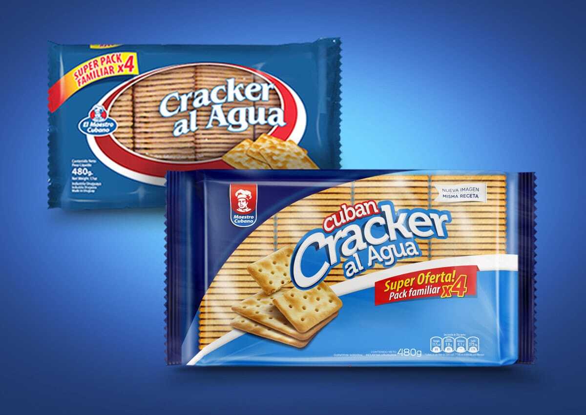 Imaginity, Maestro Cubano, Branding, Packaging Design, Cookies, Cuban Crackers, Before and After