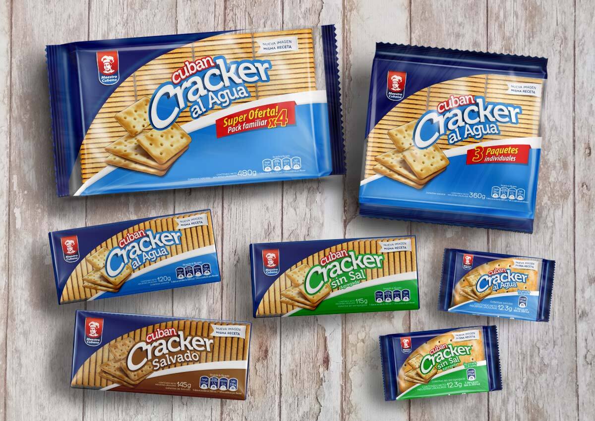 Imaginity, Maestro Cubano, Branding, Packaging Design, Cookies, Cuban Crackers, Cuban Crackers, Packaging Line