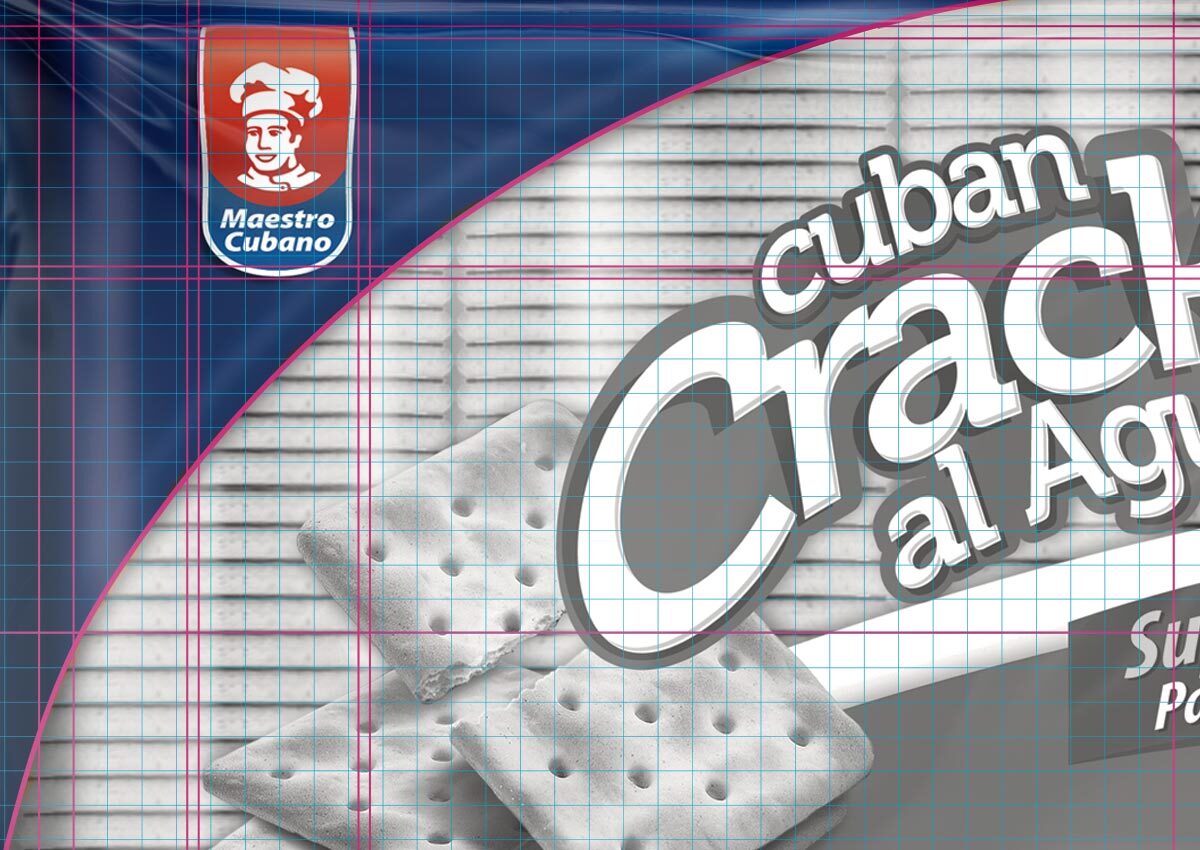 Imaginity, Maestro Cubano, Branding, Packaging Design, Cookies, Brand Area Dieline