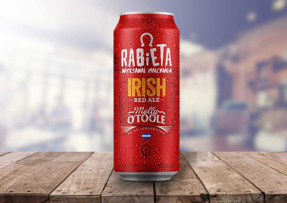 Imaginity, Cerveza Rabieta, Diseño de Packaging, Irish