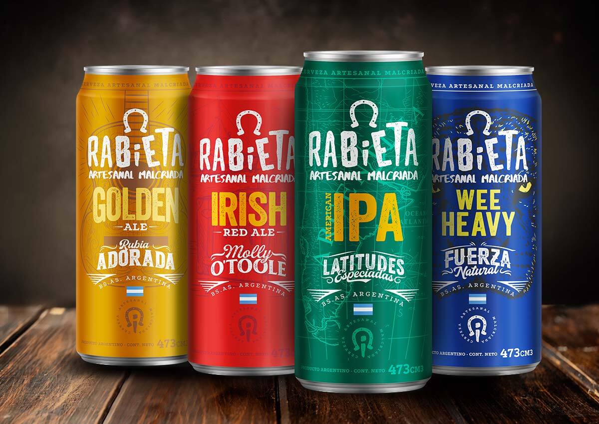 Imaginity, Cerveza Rabieta, Diseño de Packaging, Artesanal