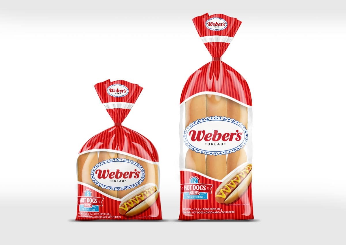 Imaginity, Webers, Hot Dogs, Packaging Design, Buns
