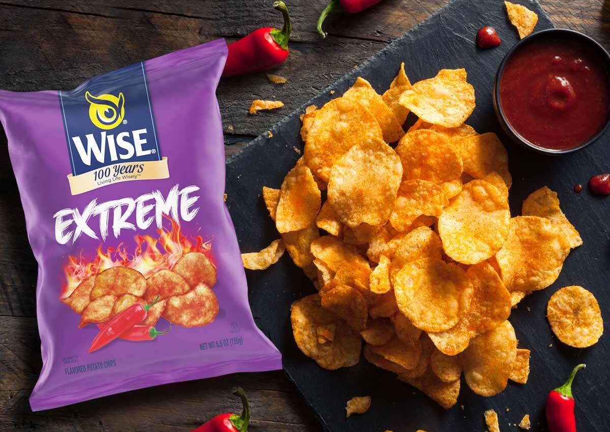 Imaginity, Wise Snacks Extreme, Packaging Design, Chip Peppers