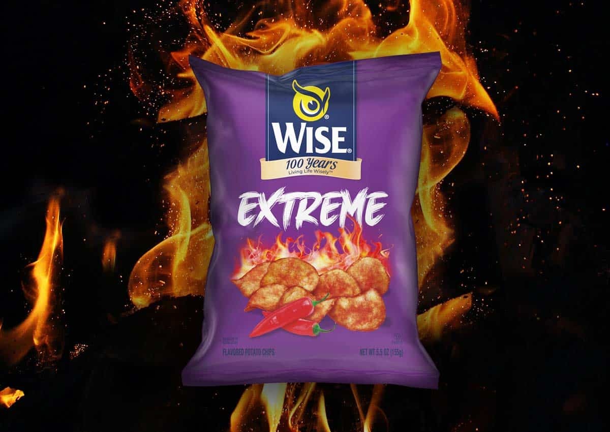 Imaginity, Wise Snacks Extreme, Packaging Design, Fire