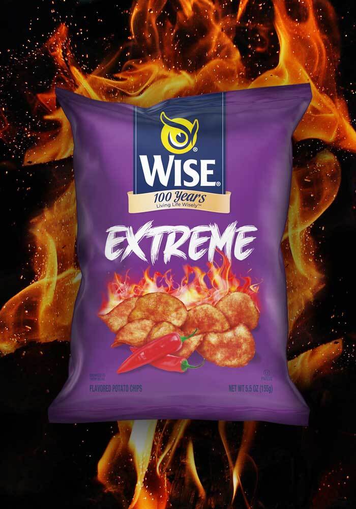 Imaginity, Wise Snacks Extreme, Diseño de Packaging, Fuego Pack