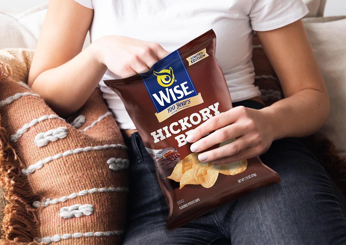 Imaginity, Wise Snacks, Hickory, Packaging Design, Bag