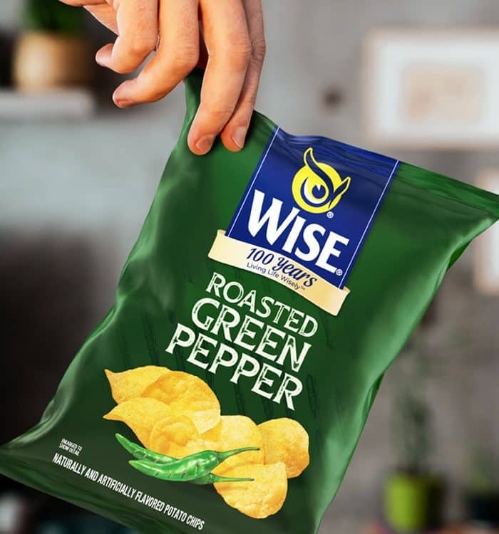 Imaginity, Wise, Roasted Green Pepper, Package, Snack, French Fries