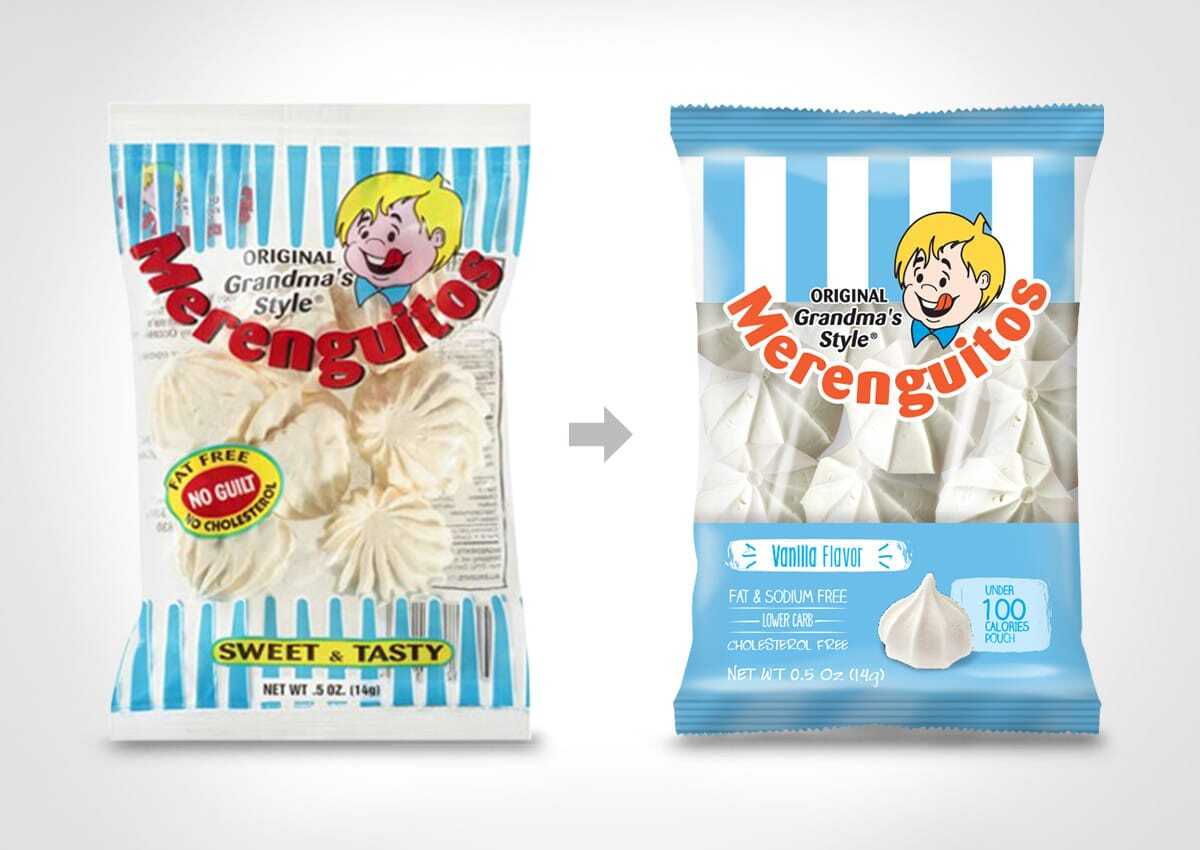Original Grandma Style, Branding, Packaging Design, Before and After