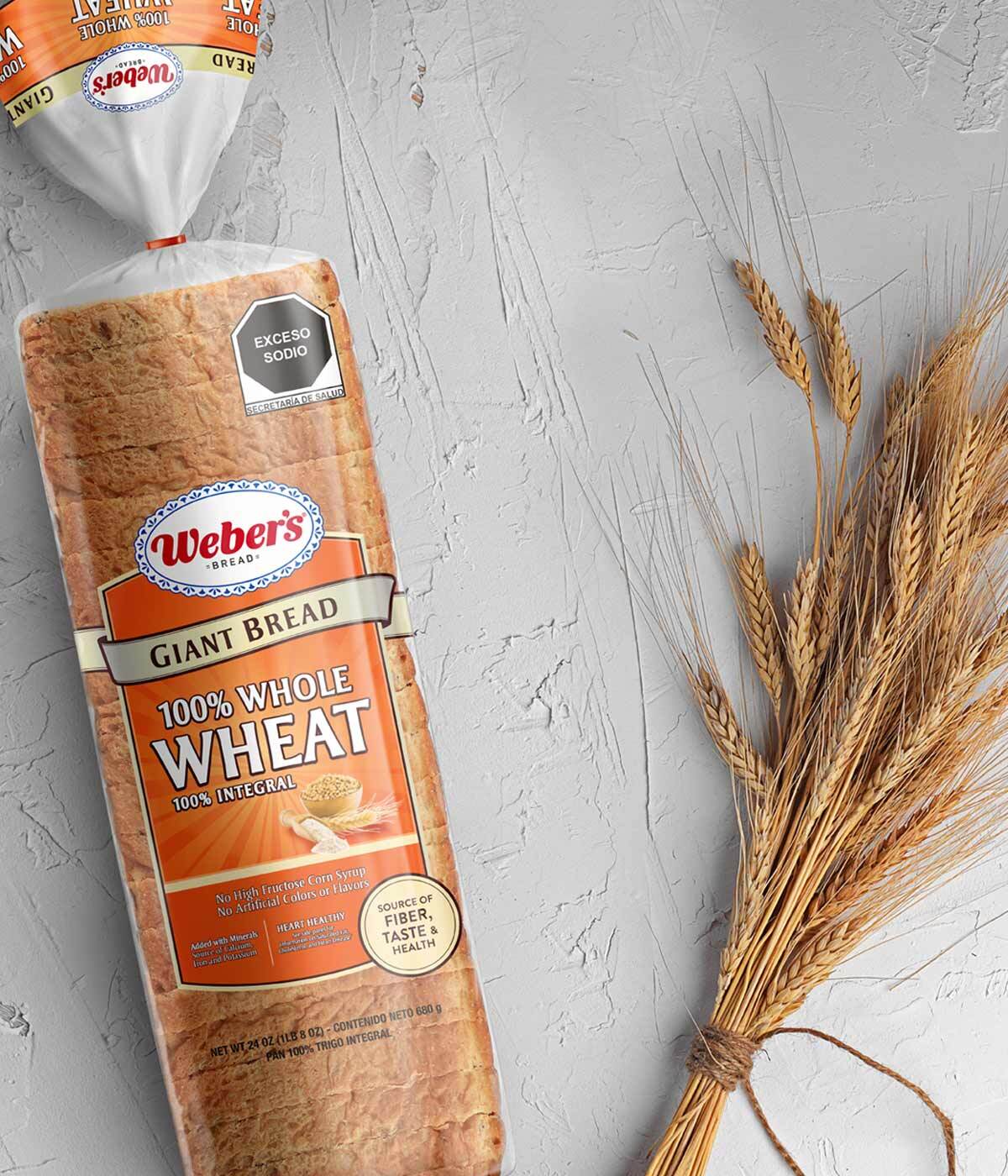 Imaginity, Weber´s, Giant Bread, Whole, Wheat Bread, Packaging Design