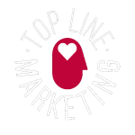 top line marketing, logotipo