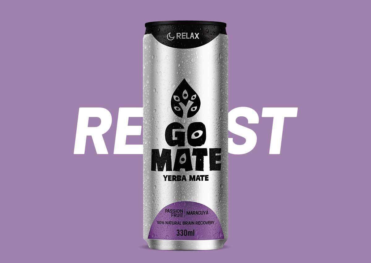 imaginity, gomate, branding packaging design, relax can