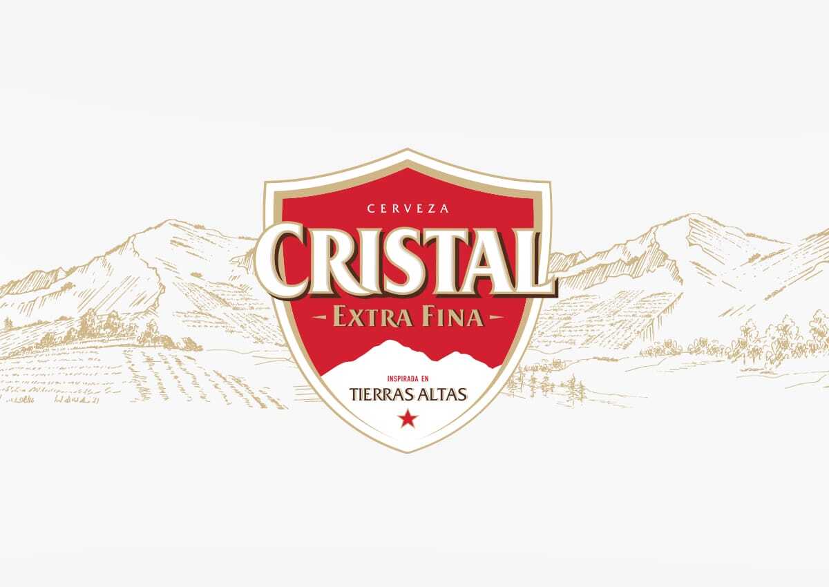 Imaginity, Cristal, Beer, Branding, Logo and Mountains