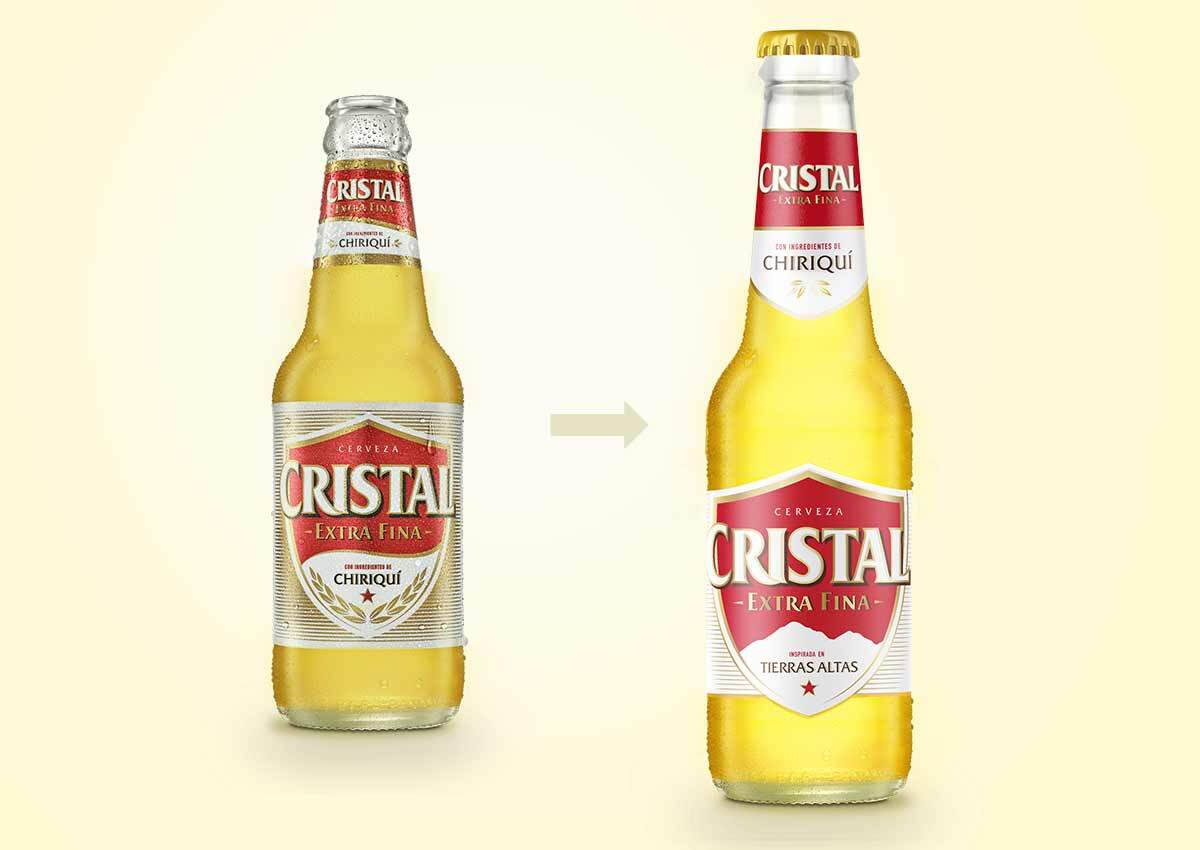 Imaginity, Cristal Bottle, Packaging Design, Bottle Before After