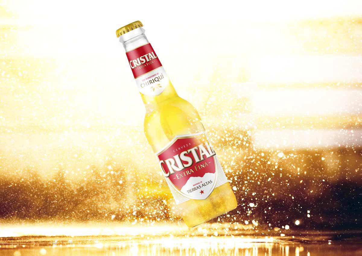 Imaginity, Cristal Bottle, Packaging Design, Bottle Gold Beer Shine