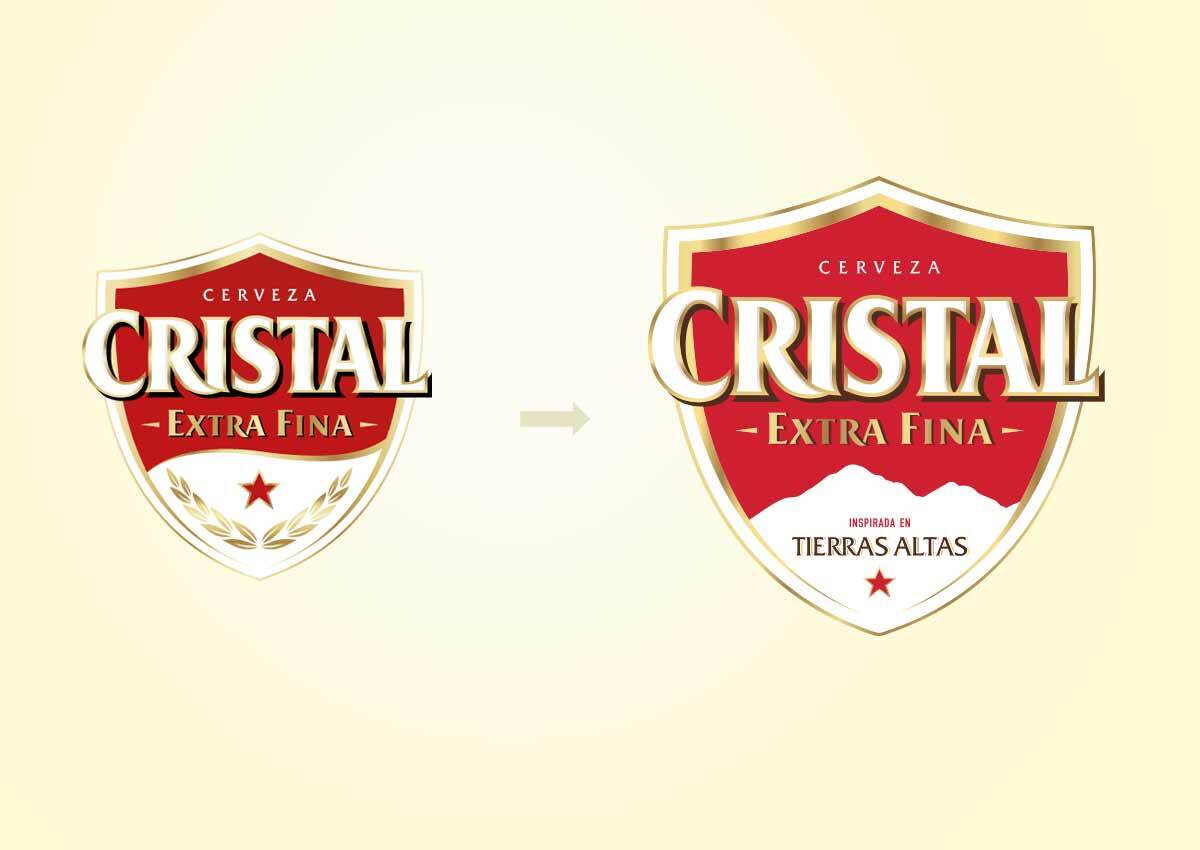 Imaginity, Cristal Bottle, Packaging Design, Logo Before After