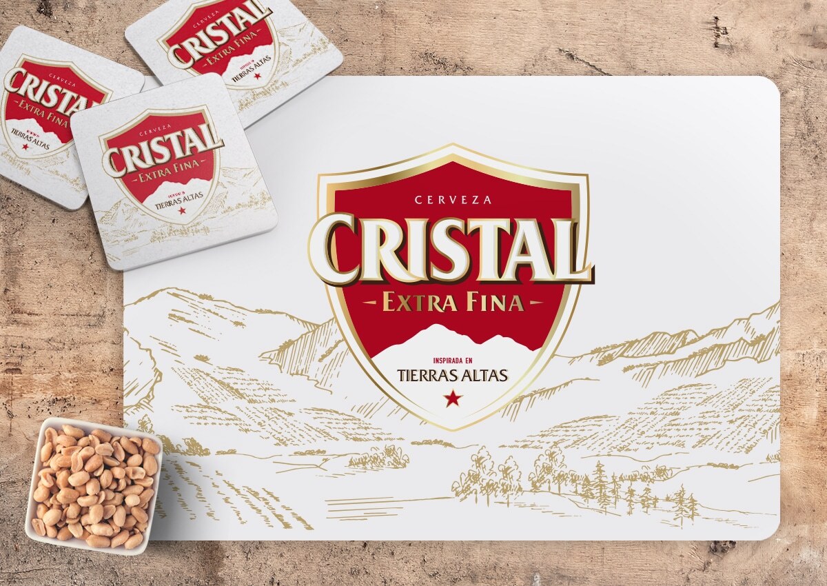 Imaginity, Cristal, Beer, Brand Activation, Placemats