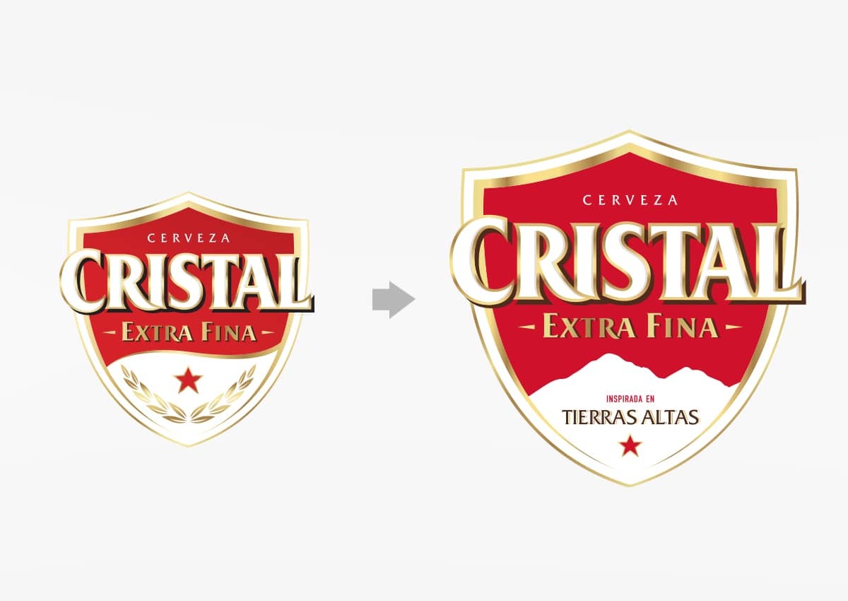 Imaginity, Cristal, Beer, Branding, Before and After Design