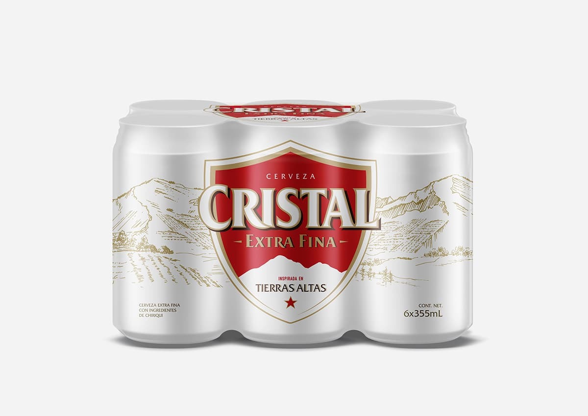 Imaginity, Cristal, Beer, Packaging Design, 6 Pack