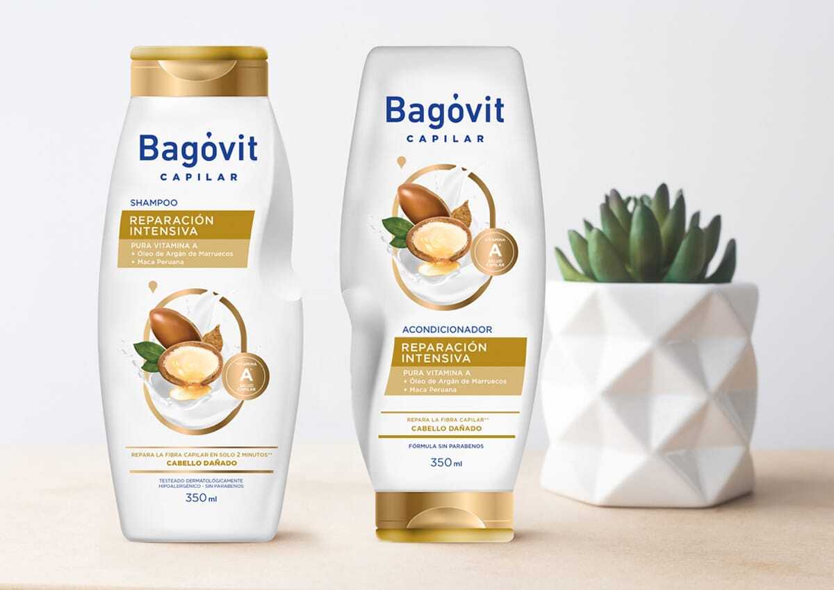 Imaginity, Bagovit, Diseño de Producto, Shampoo, Cabello, Acondicionador, Botella, Cuidado Personal