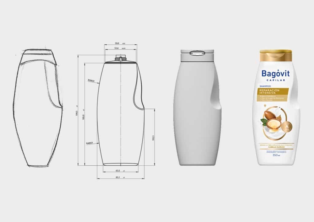 Bagovit - Shampoo & Conditioner Bottle Design - Imaginity