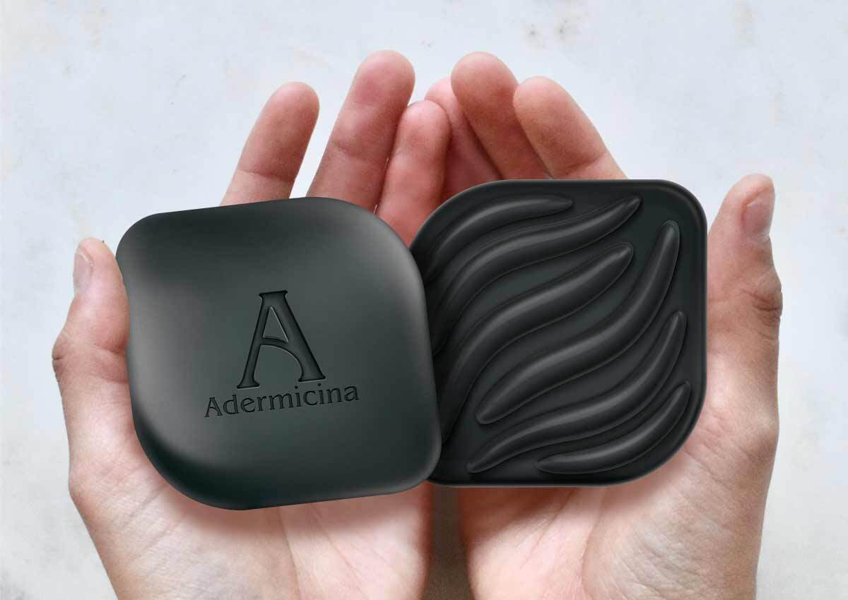 Imaginity, Adermicina, Packaging Design, Man hands Soap