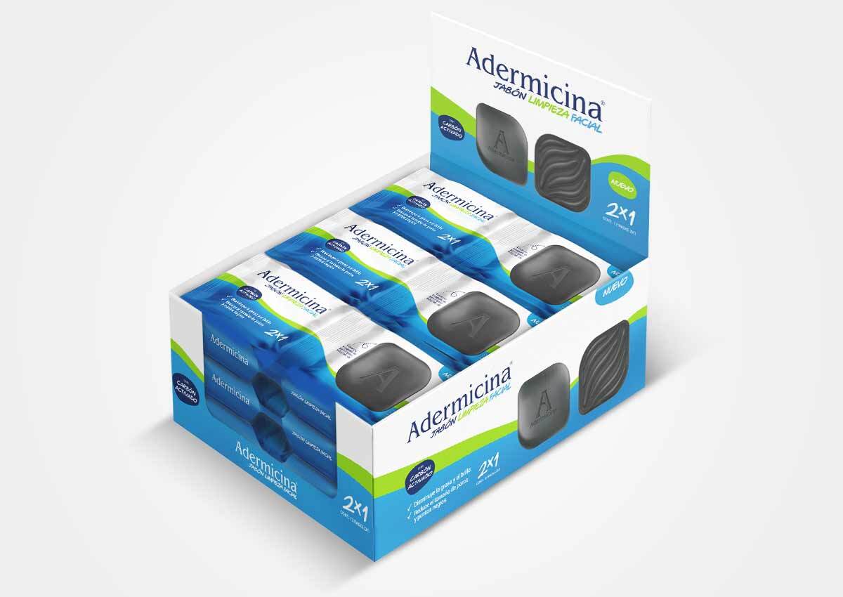 Imaginity, Adermicina, Packaging Design, Packaging Box Display