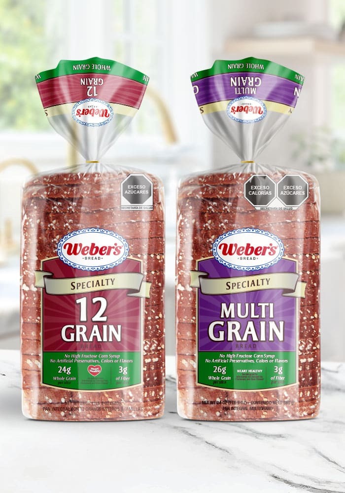 Weber's, Specialty, 12 Grain, Multigrain, Packaging Design, Bread