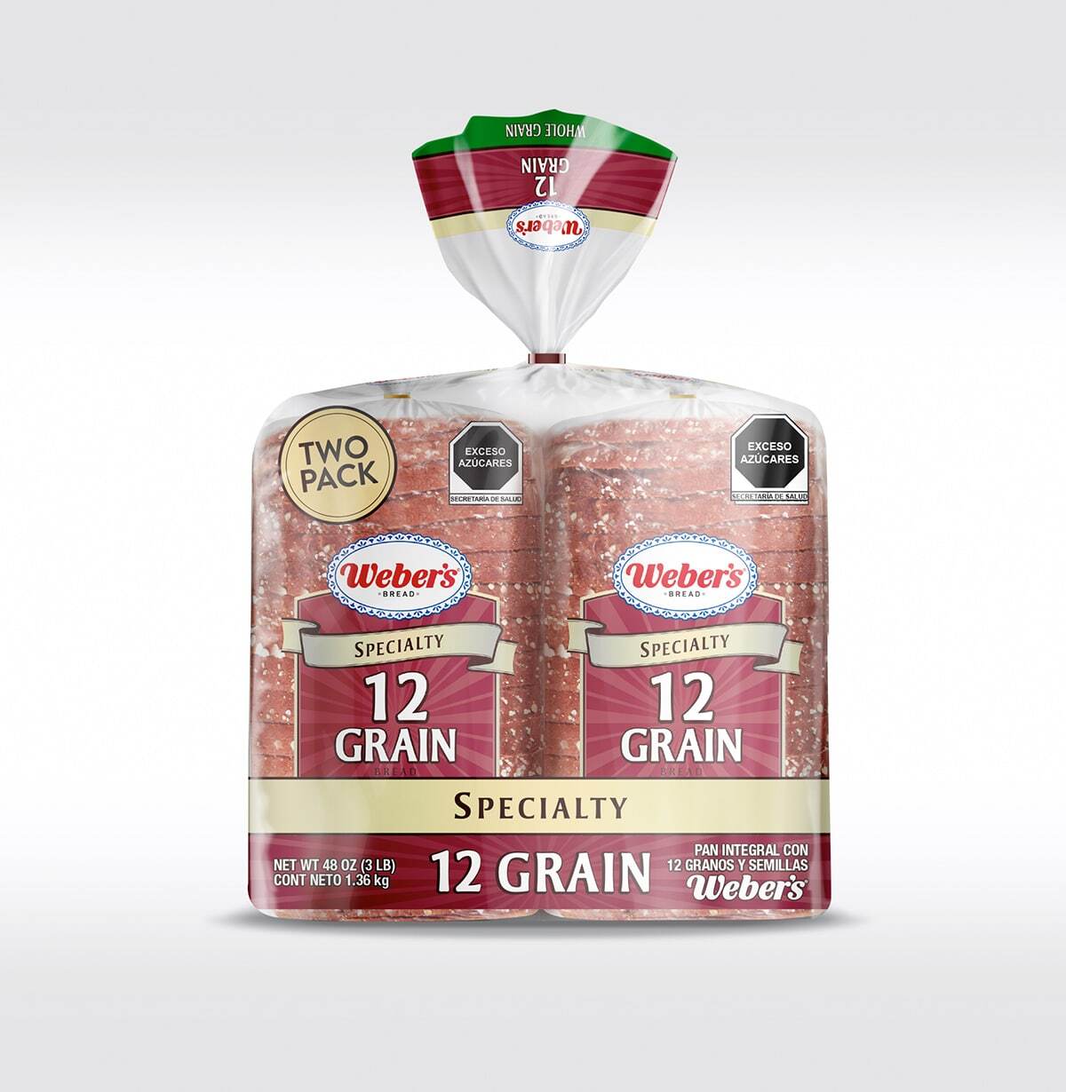 Imaginity, Weber's, Specialty, 2 Grain, Packaging Design, Bread, Two Pack