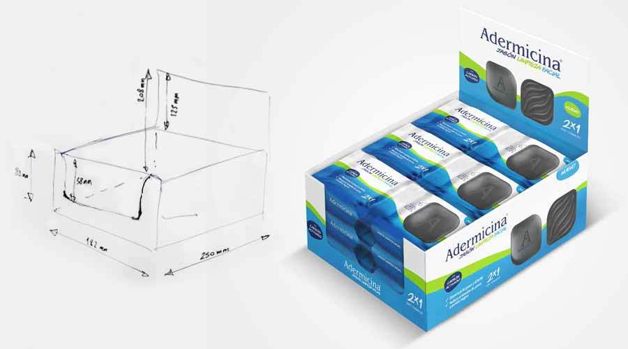 Imaginity, services, packaging design, box display