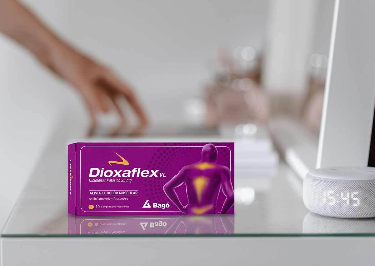 imaginity, dioxaflex, diseño de packaging, pack mesa mano