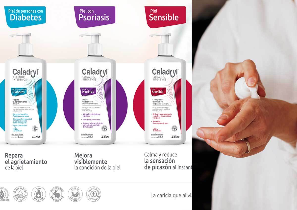 caladril, key visual, in packaging products