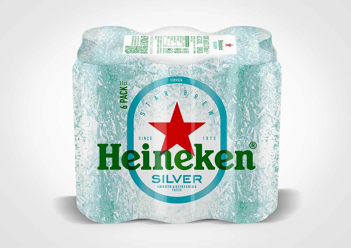 imaginity, heineken silver panama, packaging design, 6pack