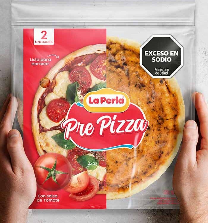 imaginity, la perla prepizza, diseño de packaging design, pack manos