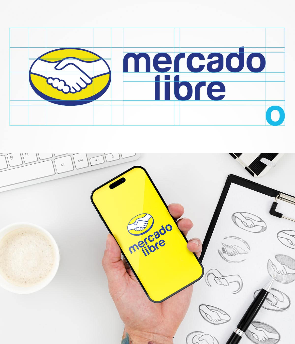 Imaginity, Mercado Libre, Branding, Logo Design, Grid, 3