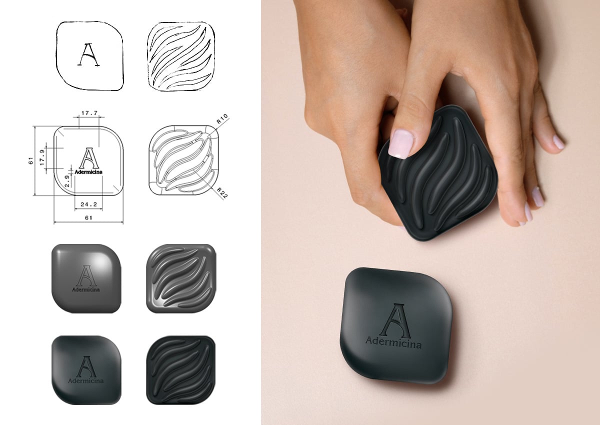 Imaginity, Storytelling, Adermicina, Evolution, Product Design, Anti Acne, Facial Cleansing, Soap