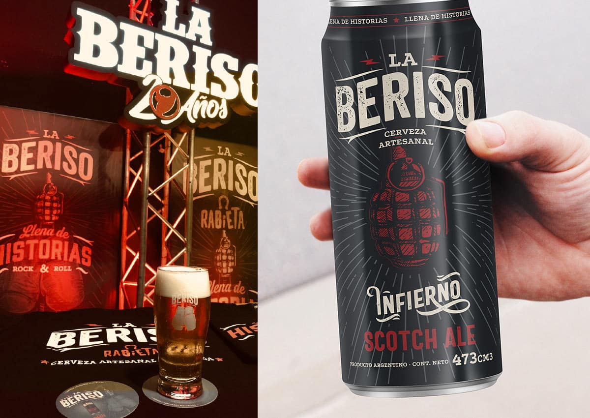 Imaginity, Storytelling, La Beriso, Craft Beer, Packaging, Can Design, Rock, Music, Band, 2