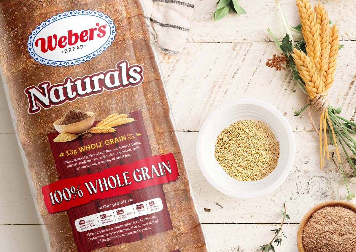 Imaginity, Storytelling, Webers, Bread, Naturals, Naming, Logo, Branding, Pack Design, Ingredients, Artisan