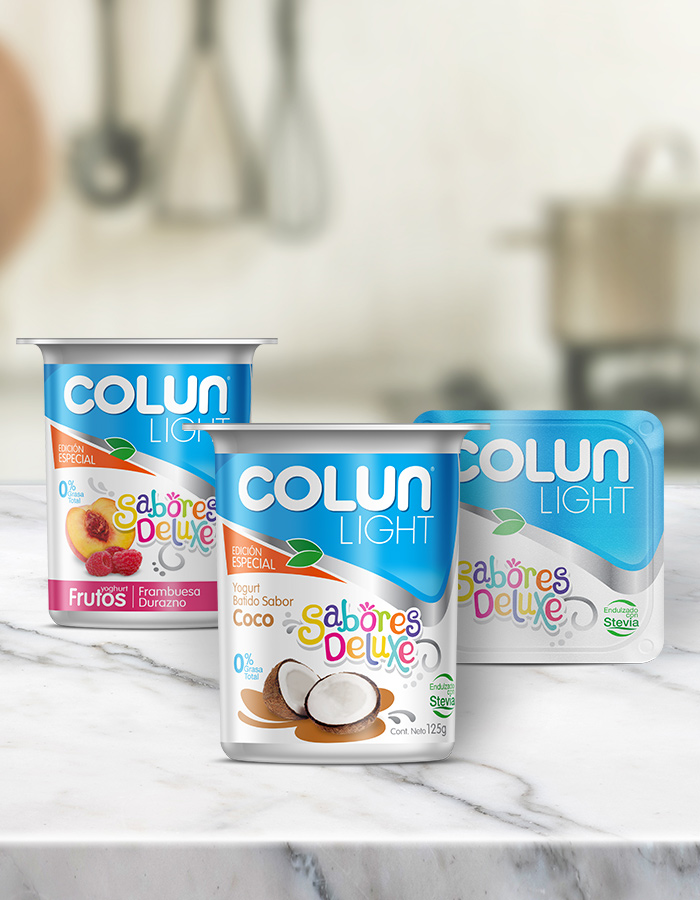 Imaginity, Colun Light, Branding, Diseño De Packaging, Activación De Marca, Sabores Deluxe, Yogur