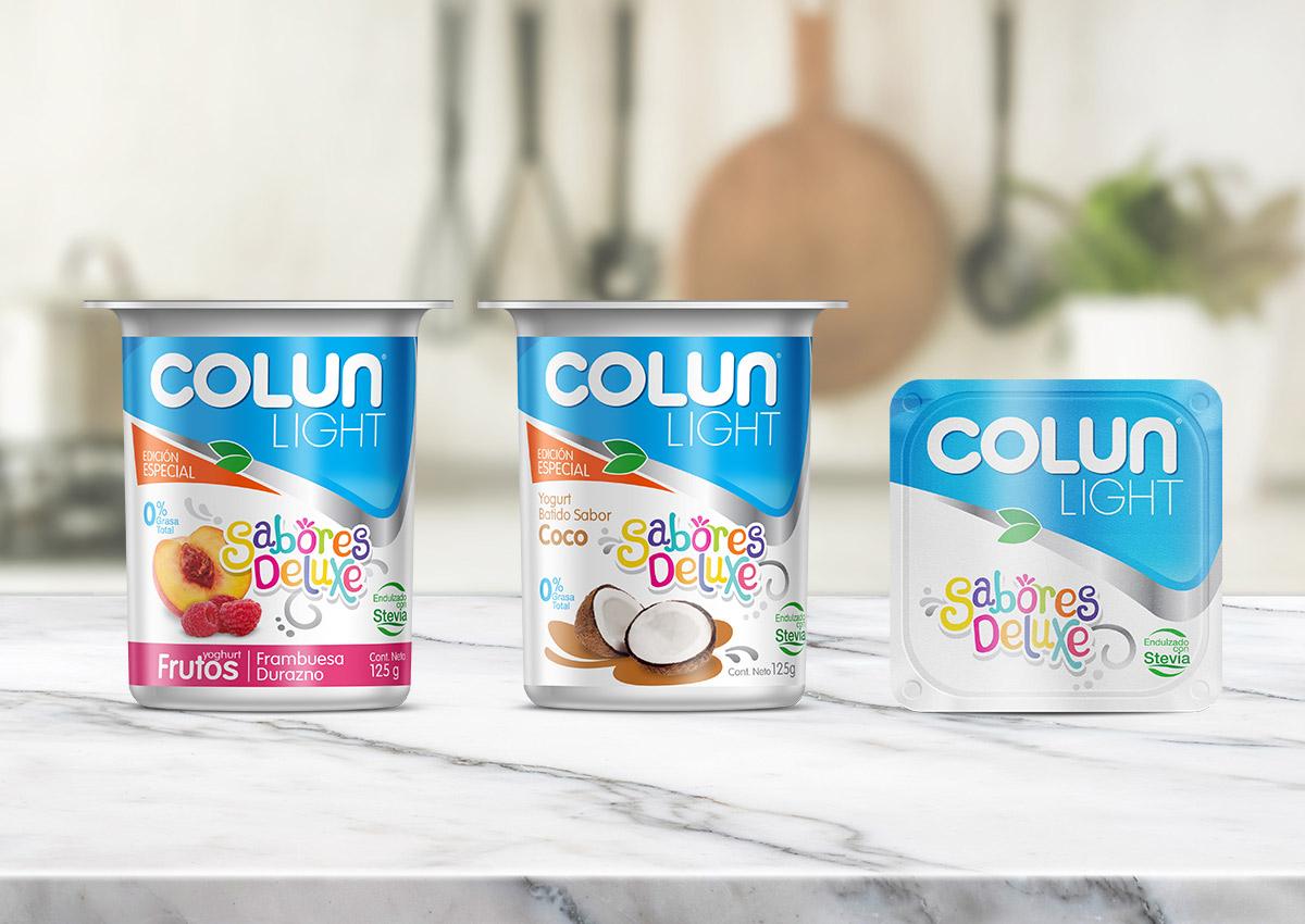 Imaginity, Colun Light, Sabores Deluxe, Edición Especial, Branding, Diseño De Packaging, Yogur
