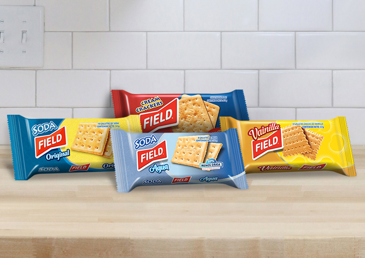 Imaginity, Field, Soda, Cream Crackers, Branding, Diseño De Packaging, Empaques, Línea De Producto, Perú, 2