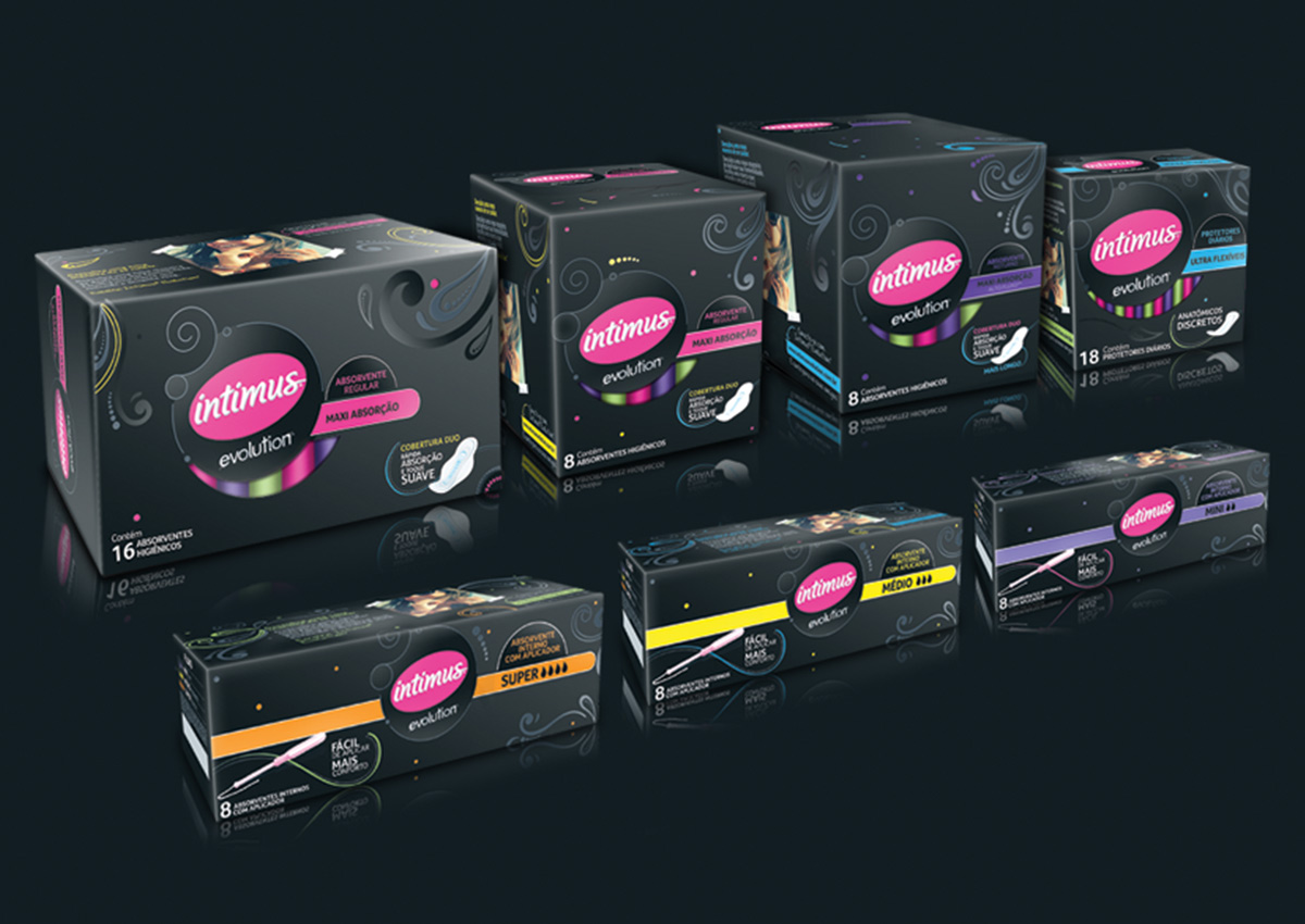 Imaginity, KCC, Kimberly Clark, Kotex, Intimus, Branding, Diseño De Packaging, Línea De Productos, Cuidado Personal, Brasil