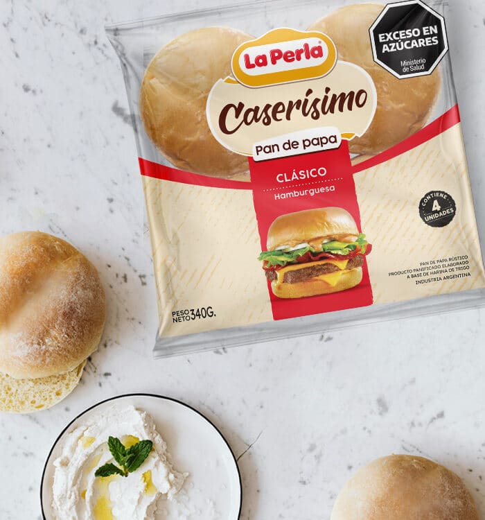Imaginity, La Perla, Caserisimo, Packaging Design, Hamburguer, Sketch, Special Potato Bread, Variety
