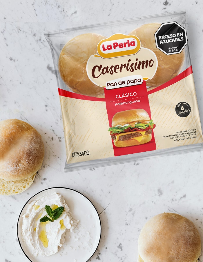 Imaginity, La Perla, Caserisimo, Packaging Design, Hamburguer, Sketch, Special Potato Bread, Variety