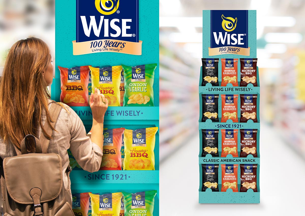 Imaginity, The Power Of Packaging, Wise Snacks, Market, Point Of Sale, Supermarket, Packaging Design